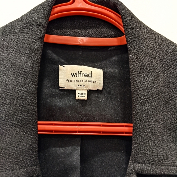 Aritzia Wilfred Olive Black Montesson Moto Jacket - SOLD - Picture 3 of 9